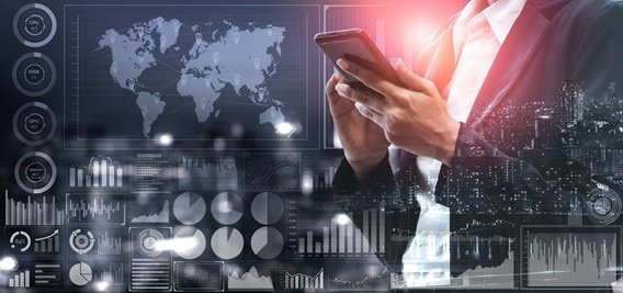 Data Analysis for Business and Finance Concept